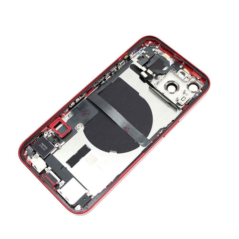 Rear Housing with Full Set Parts for iPhone 13-Red (Purple) Rear Housing with Full Set Parts for iPhone 13-Red (Purple)